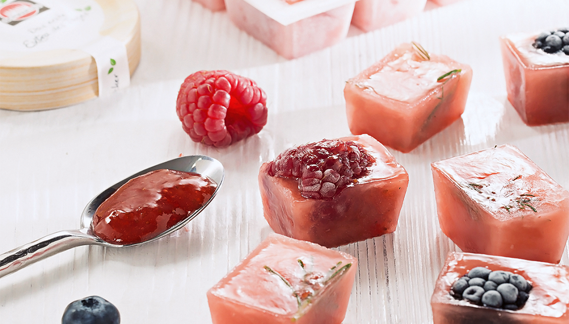 Konfitüren-Eiswürfel von Schwartau