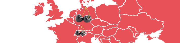 Schwartau Fruchtlandkarte Schwarzkirsche