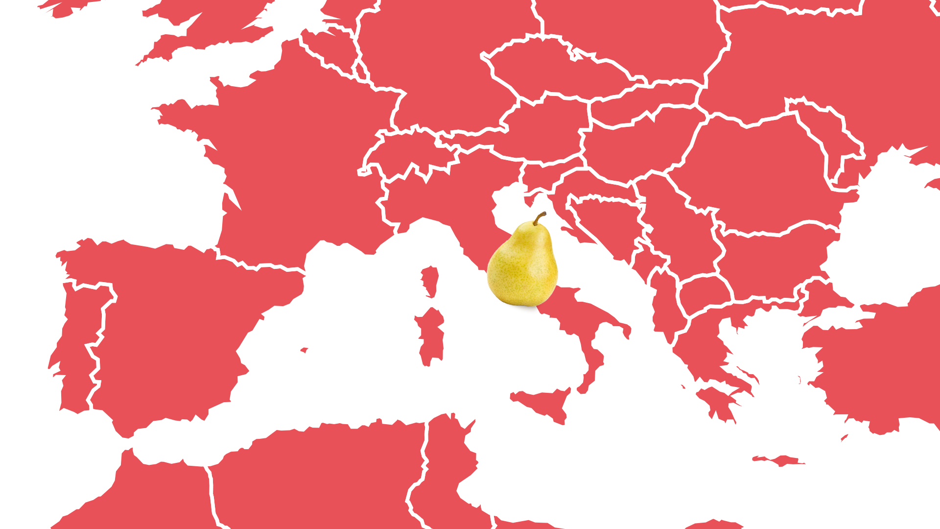 Schwartau Fruchtlandkarte Birne