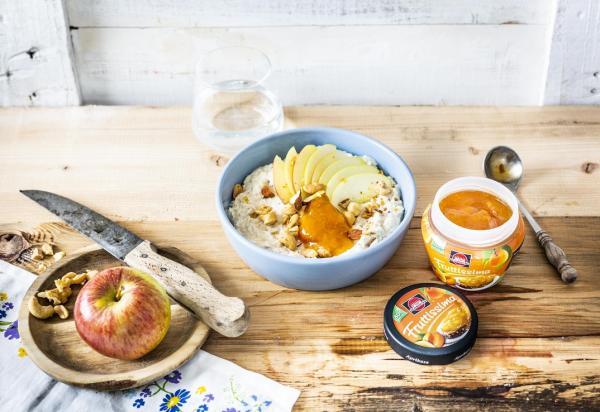 Bircher Müsli mit Aprikose