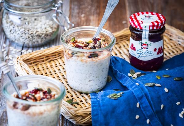 Gebackener Milchreisauflauf