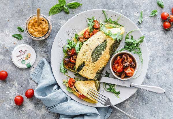 Mediterranes Kichererbsen-Omelette