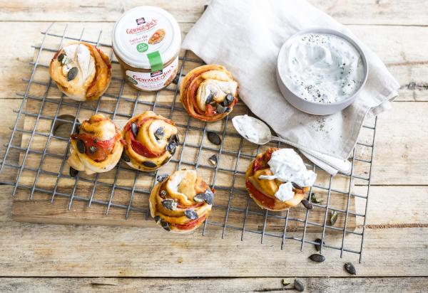 Herzhafte Partybrötchen 