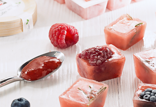 Konfitüren-Eiswürfel von Schwartau