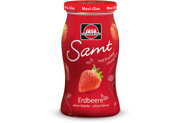 Erdbeere Maxi-Glas