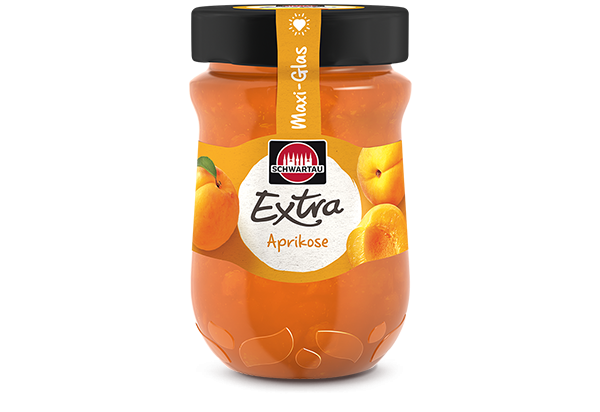 Aprikose Maxi-Glas