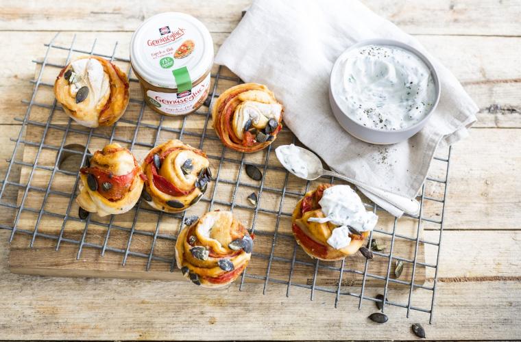 Herzhafte Partybrötchen 