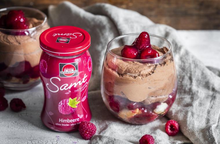 Himbeer-Schoko-Trifle
