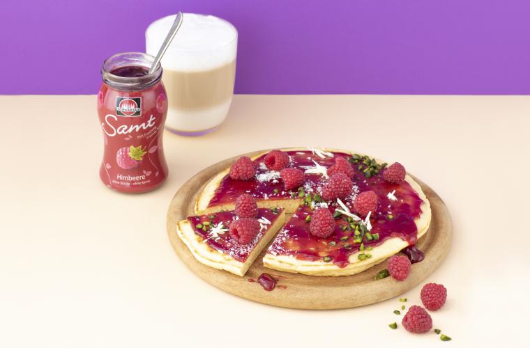 Himbeer Pancake Pizza