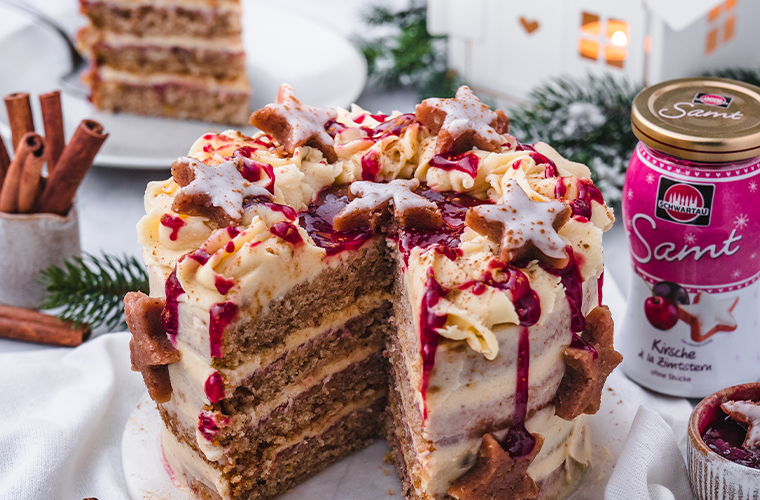 Zimtstern-Torte