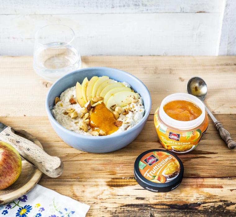 Bircher Müsli mit Aprikose