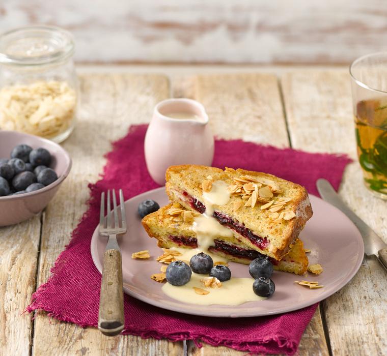 Arme Ritter mit Vanille-Orangensauce
